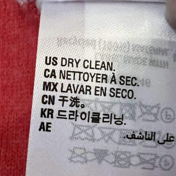 Charter Club 100% Cashmere Oversized Scarf Wrap Shawl Serape Combo Pink Coral - Picture 8 of 8